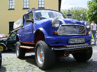 Mini mit Highheels - British Open Essen- Borbeck